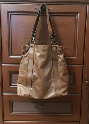 Шкіряна сумка massimo dutti