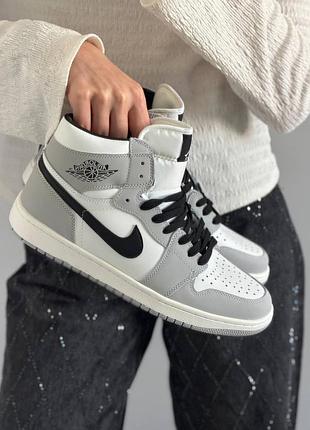 Nike air jordan 1 grey  / чоловічі / якість супер