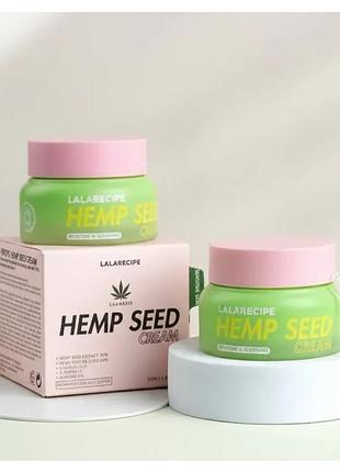 Увлажняющий успокаивающий крем для лица lalarecipe hemp cica cream 50ml