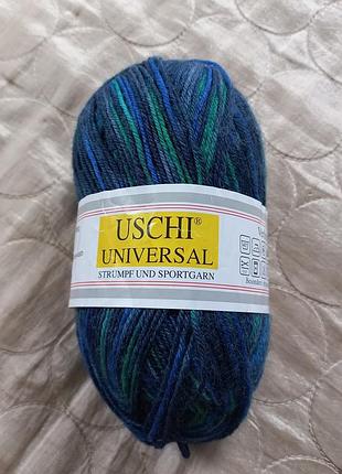 Пряжа шкарпеткова шерсть uschi universal