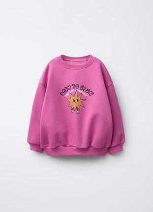 Свитшот с принтом zara 4801 (5643/509/664)
