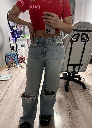 Рвані джинси bershka