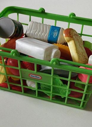 Іграшковий кошик з продуктами little tikes