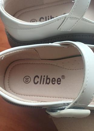 Детские туфли clibee размер 33 3