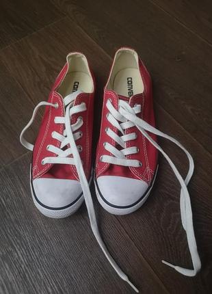 Кеды конверс convers all star 38 рр 24,0 см стелька красные