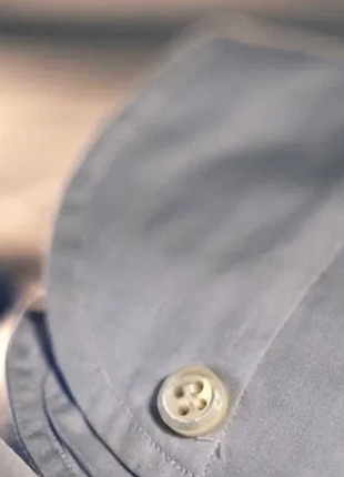 Чоловіча сорочка італійського преміум бренду edo camicie sartoriali, розмір l, приталений крій, пудрово блакитна