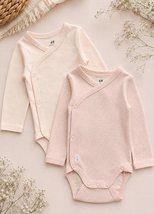 Боди с длинным рукавом h&amp;m 4-6мис., 68см