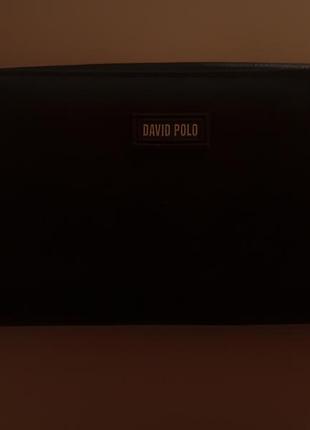 Стильный женский кошелек-клатч david polo на молнии