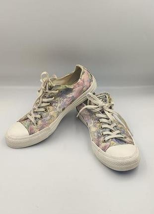 Текстильні низькі кеди converse chuck taylor all star floral оригінал, розмір 39