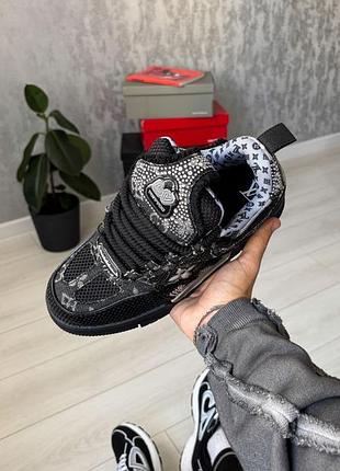 Louis vuitton skate 'black swarovski monogram'