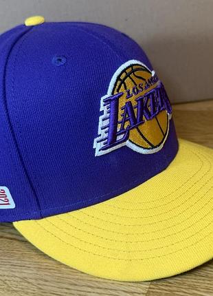 Бейсболка new era los angeles lakers, os, фіолетового/жовтого кольору