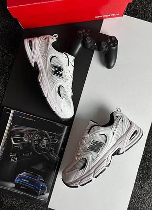 Чоловічі кросівки new balance 530 premium white black