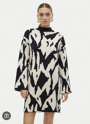 Платье теплое вязаное vero moda s-m