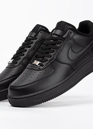 Стильні кросівки nike air force 1 low black