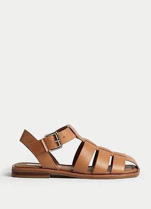 Крутые кожаные сандалии fisherman sandals от m&amp;s
