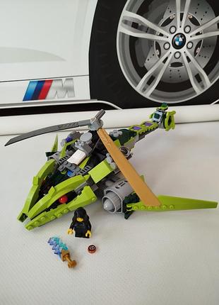 Конструктор lego ninjago 9443 змеиный вертолёт (rattlecopter 2012) ретро
