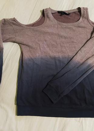 Светр жіночий topshop petite з відкритими плечима розмір 34