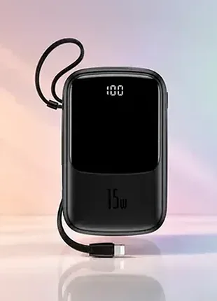 Павербанк baseus 10000 mah 15w черный