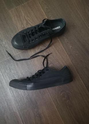 Черные низкие кеды конверс ол стар conders all star 40 рр 25,5 см2697 india