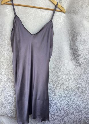 Комбінація р. m / l , пеньюар, шовк ліоцел,  нічнушка, нічна сорочка, плаття, шовковиста, сукня, базова, мінімалістична