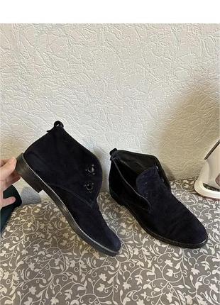 Чоботи ботинки кожа италия artigiana clarks