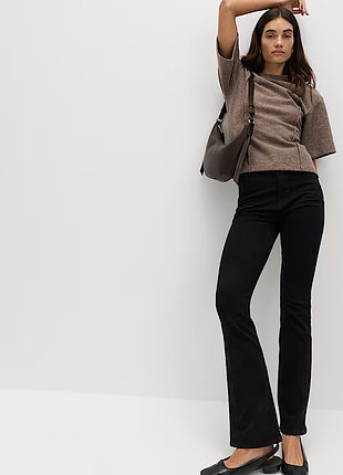 Новые черные джинсы slim bootcut marks &amp; spencer