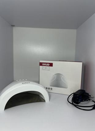 Лампа для маникюра uv/led sun one white 48w