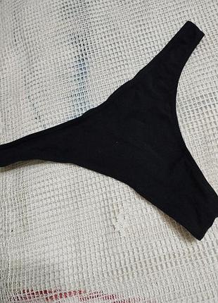 Коттоновые черные женские стринги размер л принимаю заказы от 100 гр
