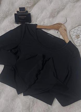 Чорна блуза shein