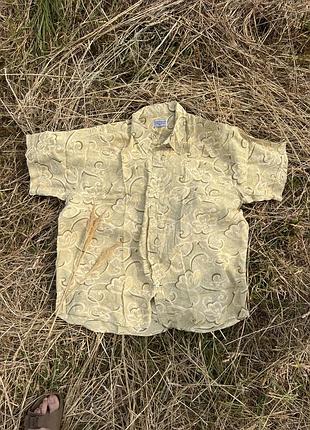 Гавайська сорочка classic line “earth tone” abstract floral shirt