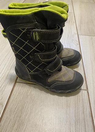 Дитячі теплі ботінки на липучках superfit gore-tex