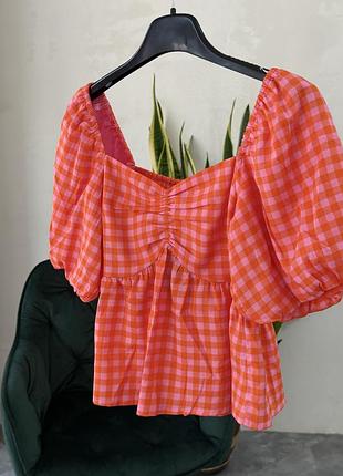 Топ в яркую клетку new look petite