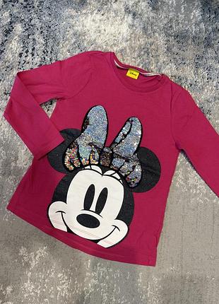 Лонгслив, реглан, disney minnie mouse 6-7 років