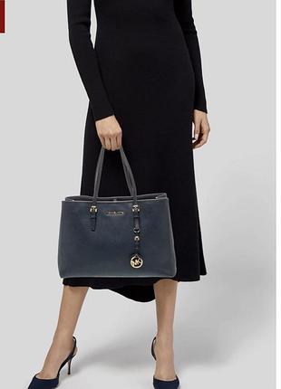 Шкіряна сумка -тоут michael kors