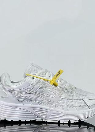 Кроссовки женские nike p-6000 весенние кожа сетка дышащие