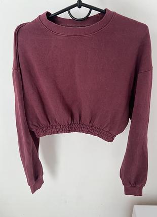 Бордовий світшот pull&bear 2