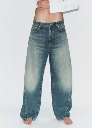 Джинси trf baggy balloon від zara