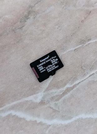 Флешка microsd kingston canvas 32gb карточка для старого телефона или другого гаджета.
