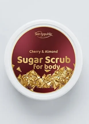 Сахарный скраб для тела cherry &amp; almond вишня и миндаль 250 мл (tb-5)