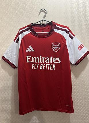 Футьольна футболка арсенал arsenal сезон 26/27 червона нова