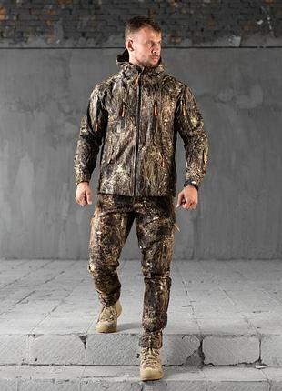 Тактичний маскувальний костюм софтшел softshell she✅