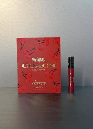 Coach cherry parfum 1,2 мл — новинка 2026 🍒 семпл пробник