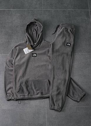 Костюм графіт мікрофліс-пулар tnf-нашивка