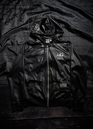Adidas chile 62 full zip wet look trefoil track jacket