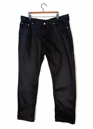 Чорні класичні джинси euro denim