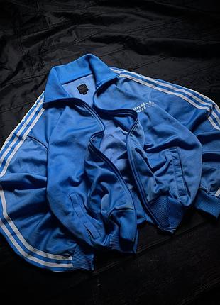 Vintage adidas originals big logo full zip sports trefoil track jacket