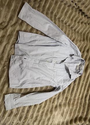 Бавовняна сорочка mango kids для хлопчика (152 см / 11-12 років)