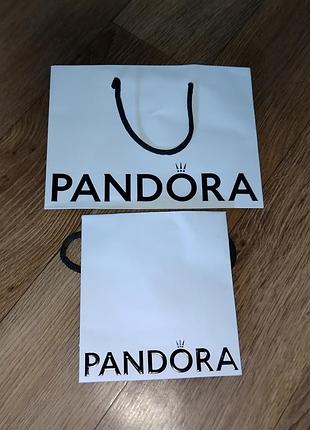 Pandora комплект паперових пакетів, пакет подарунковий, подарочный бумажный пакет пандора
