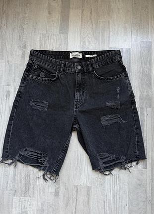 Чоловічі джинсові шорти pull&bear, розмір 42