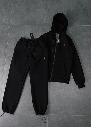 Костюм чорний фліс - polo ralph lauren